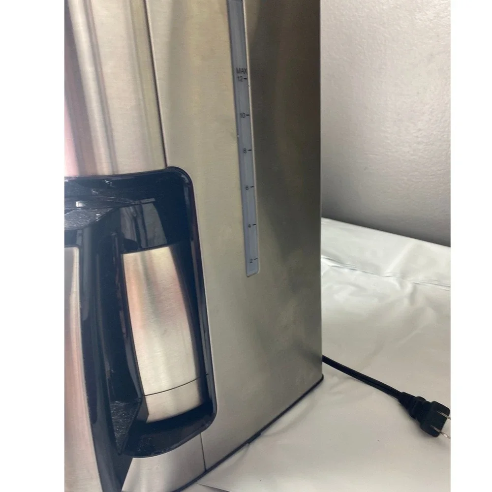 Cuisinart 10 Cup Programmable Thermal Coffee Maker‎ Stainless Steel Tested